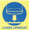 Lower lifeboat